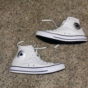 Women’s Converse Chuck Taylor All- Star High Tops | Silver and White